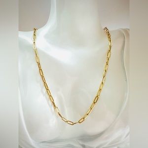 Paperclip Chain.  💛 Real 18(18k) Karat Solid Gold Jewelry